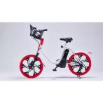 Carbon 20" Mestský elektrický bicykel s košíkom