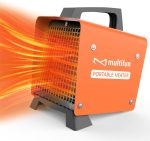   Multifun 5555 2000W Keramický prenosný elektrický ohrievač,Oranžová