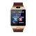 AlphaOne DZ09 smart hodinky so zlatým, hnedým opaskom. Telefón už nemusíte vybrať z vrecka alebo z tašky