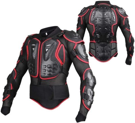 Wildken Chránič tela Armor čierna/červená XL