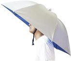 Skladací dáždnik na hlavu (nie len) pre rybárov